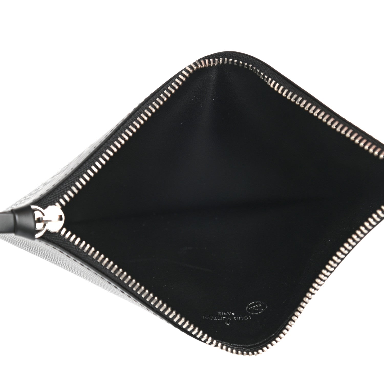 Louis Vuitton Epi Felicie Chain Wallet Zippered Insert Black 5 of 6