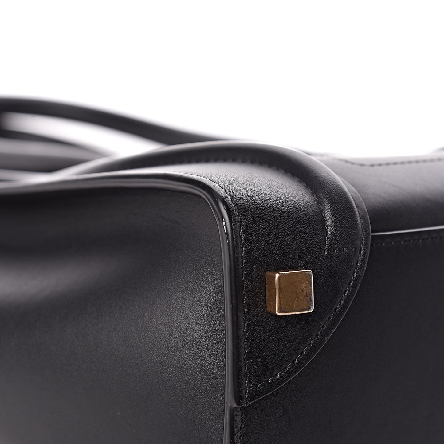 Smooth Calfskin Micro Luggage Black