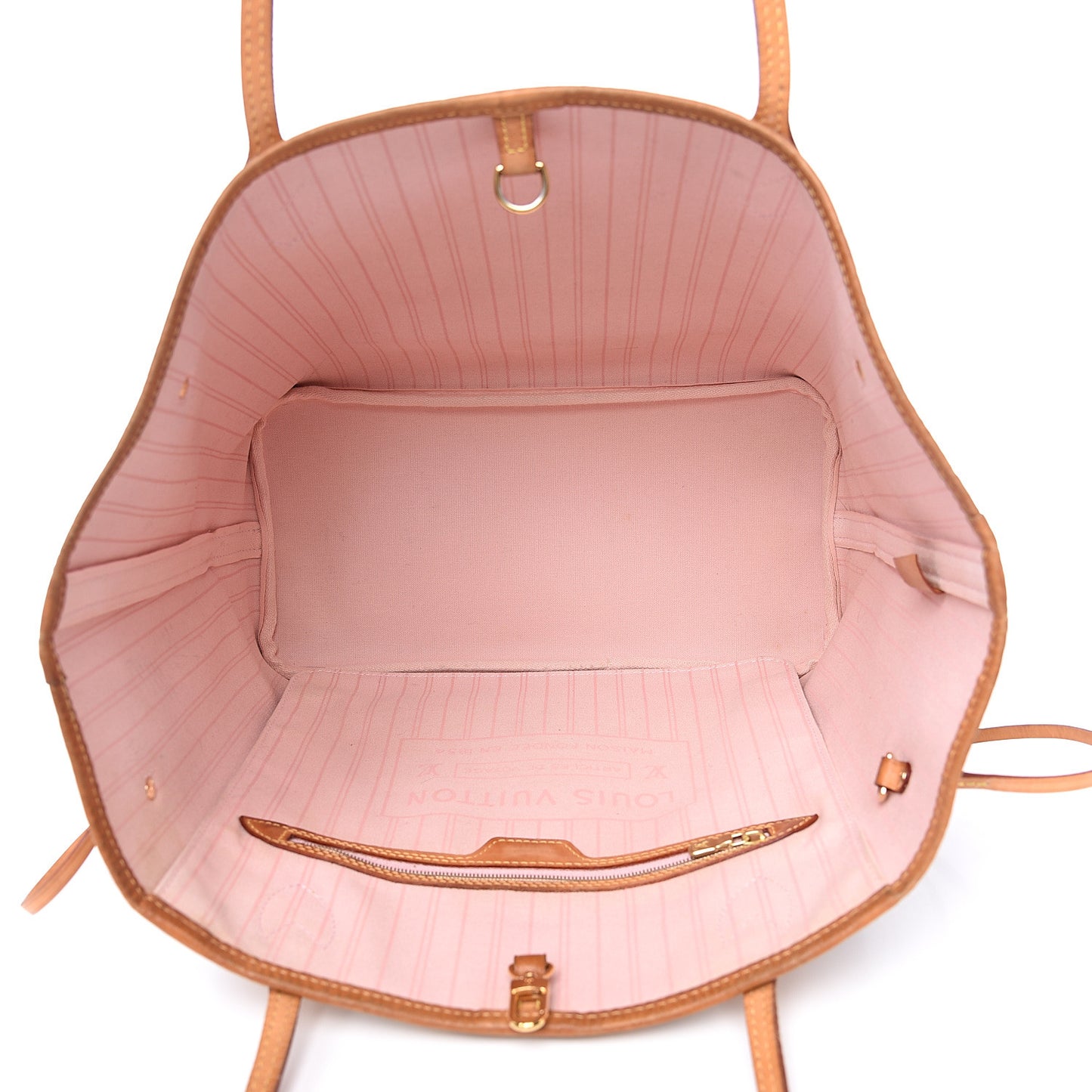 Damier Azur Neo Neverfull MM Rose Ballerine