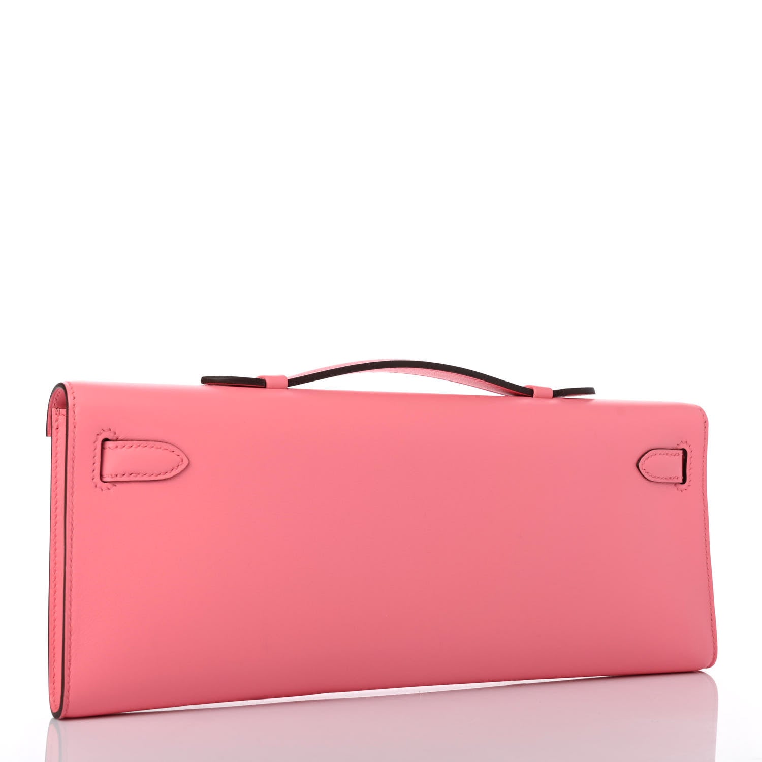 Hermes Swift Kelly Cut Clutch Pochette Rose D'Ete 2 of 4