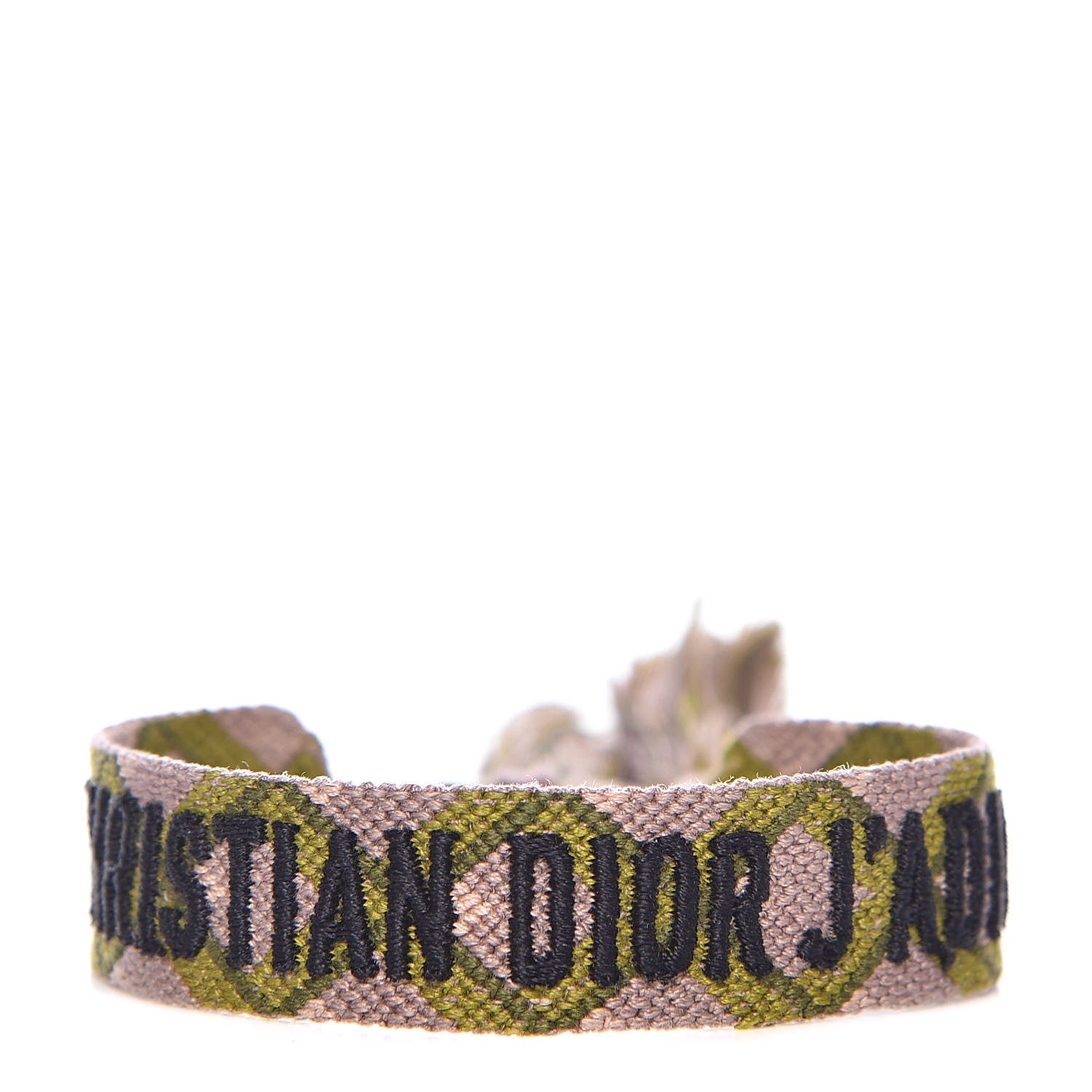 Christian Dior Woven Cotton J'Adior Friendship Bracelet 1 of 3