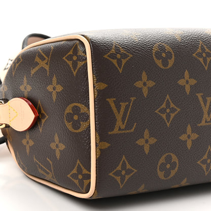 Louis Vuitton Monogram Speedy Bandouliere 20 Black 9 of 10