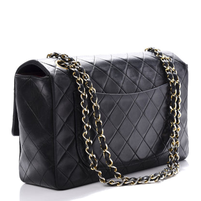 Chanel Lambskin Quilted Medium Single Flap Black 4 of 11