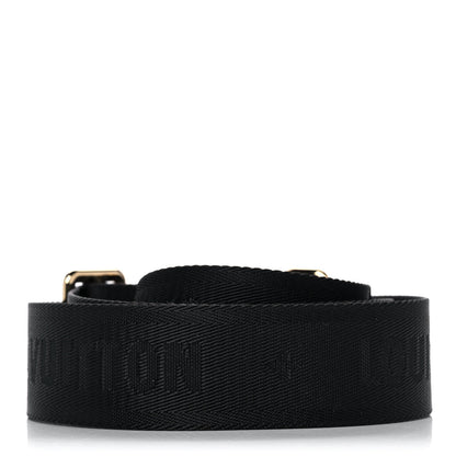 Louis Vuitton Nylon Petite Malle Souple Shoulder Strap Black 2 of 6