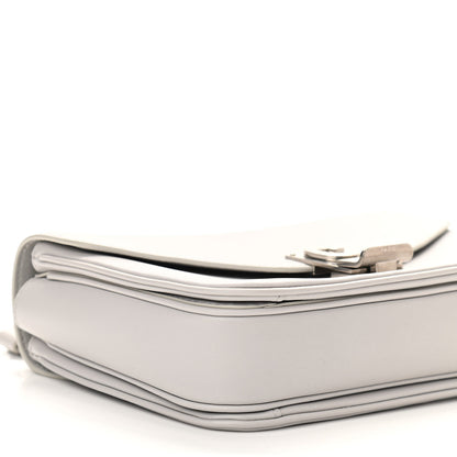 Celine Shiny Calfskin Medium C Bag Pale Grey 9 of 10