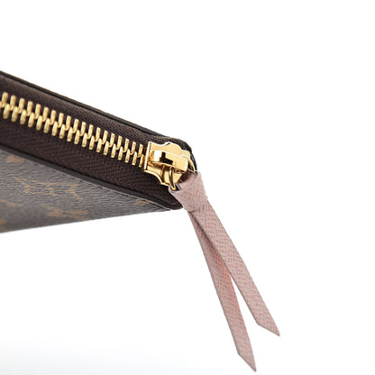 Louis Vuitton Monogram Clemence Wallet Rose Ballerine 8 of 9
