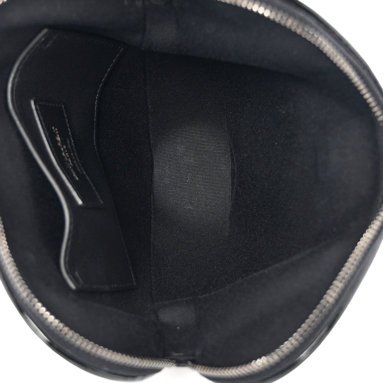 Saint Laurent Patent Crocodile Embossed Sac Coeur Heart Shaped Clutch Black 5 of 6