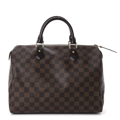 Louis Vuitton Damier Ebene Speedy 30 1 of 10