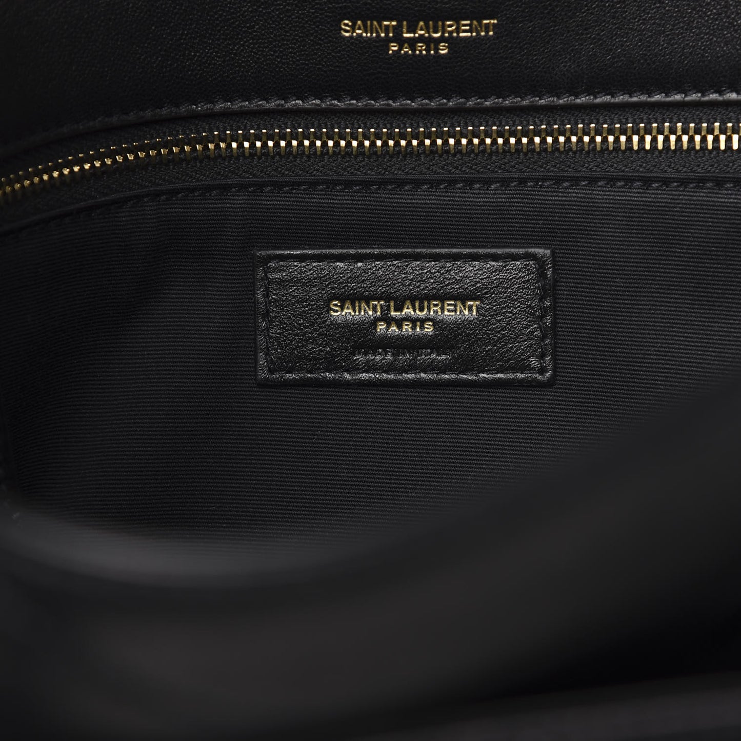 Lambskin Matelasse Monogram Medium Niki Chain Satchel Black