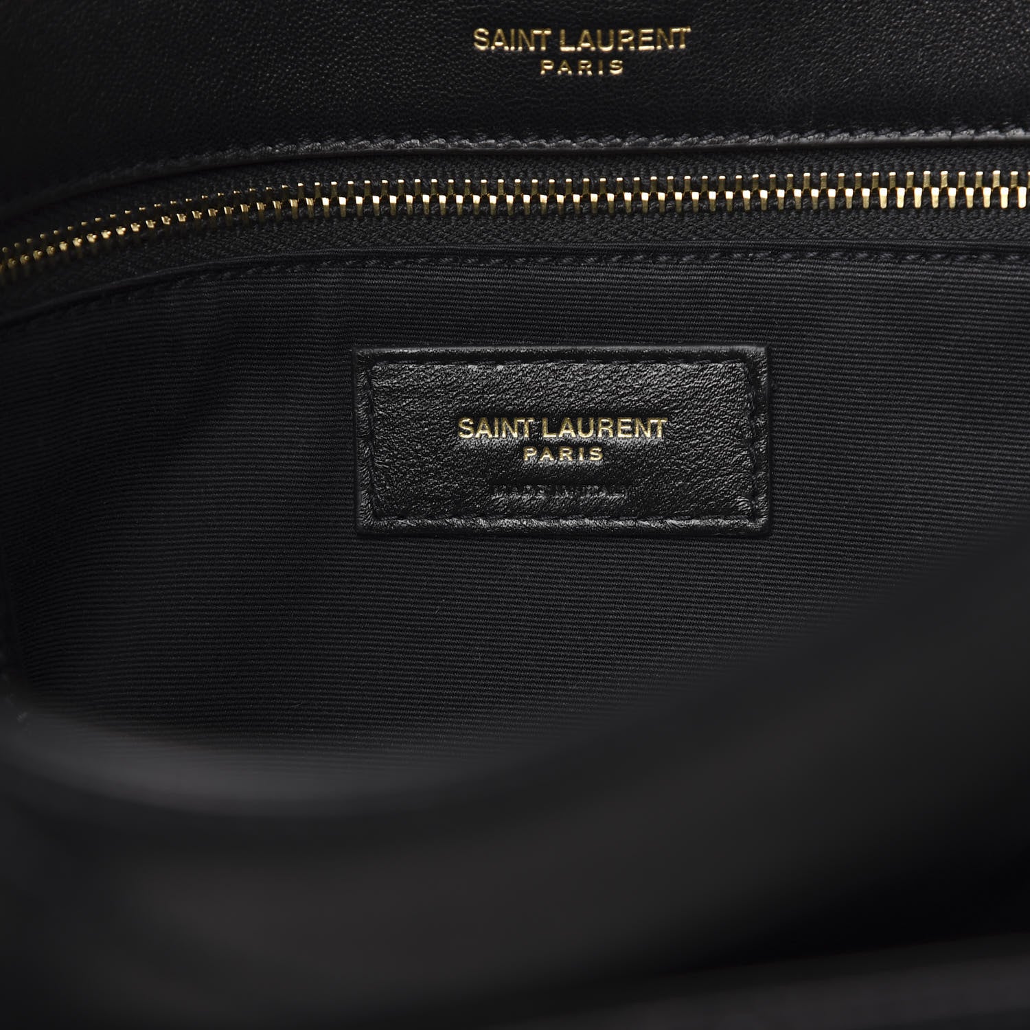 Saint Laurent Lambskin Matelasse Monogram Medium Niki Chain Satchel Black 7 of 12