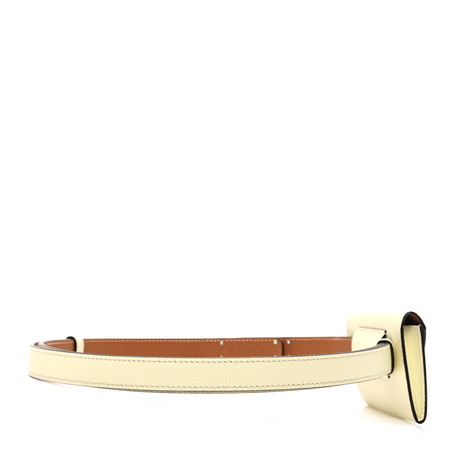 Epsom Kelly Pocket Belt Jaune Milton