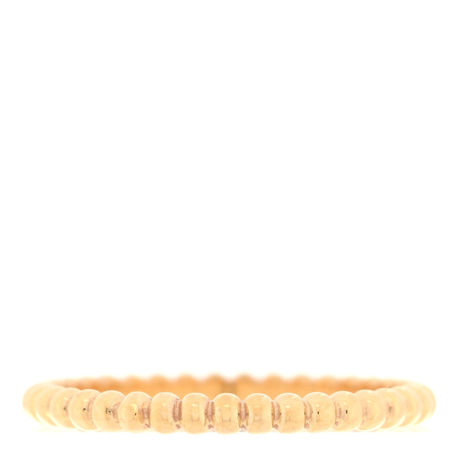 Van Cleef & Arpels 18K Yellow Gold Small Perlee Ring 57 8 1 of 5
