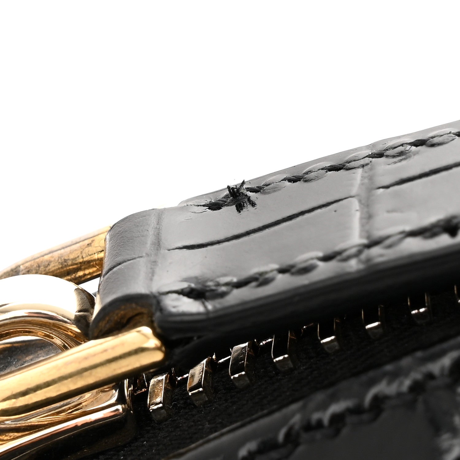 Givenchy Calfskin Crocodile Embossed Mini Antigona Black 11 of 11