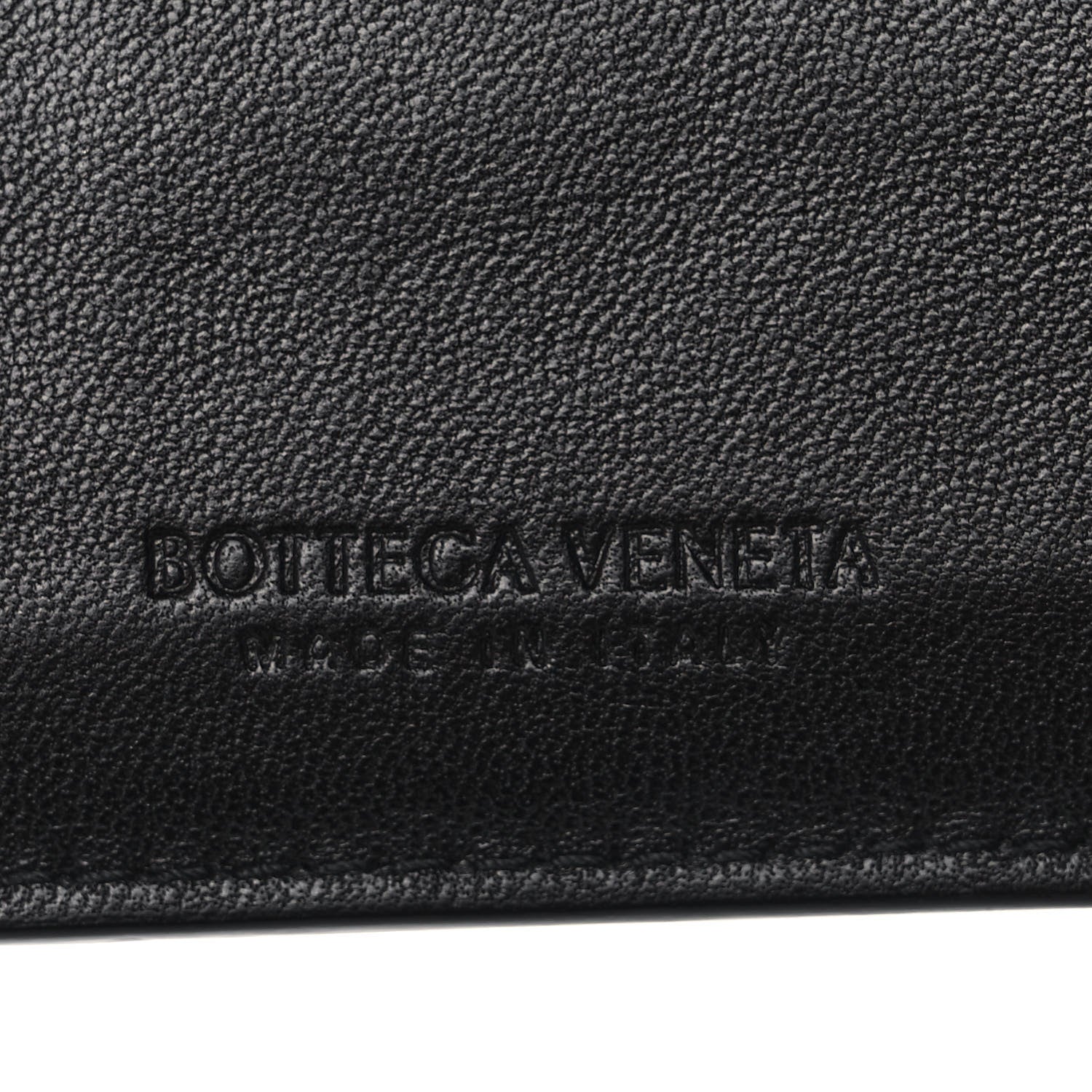 Bottega Veneta Nappa Intreccio Cassette Credit Card Holder Black 6 of 7