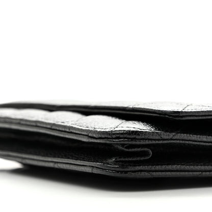 Chanel Caviar Quilted Wallet on Chain WOC Black 10 of 12