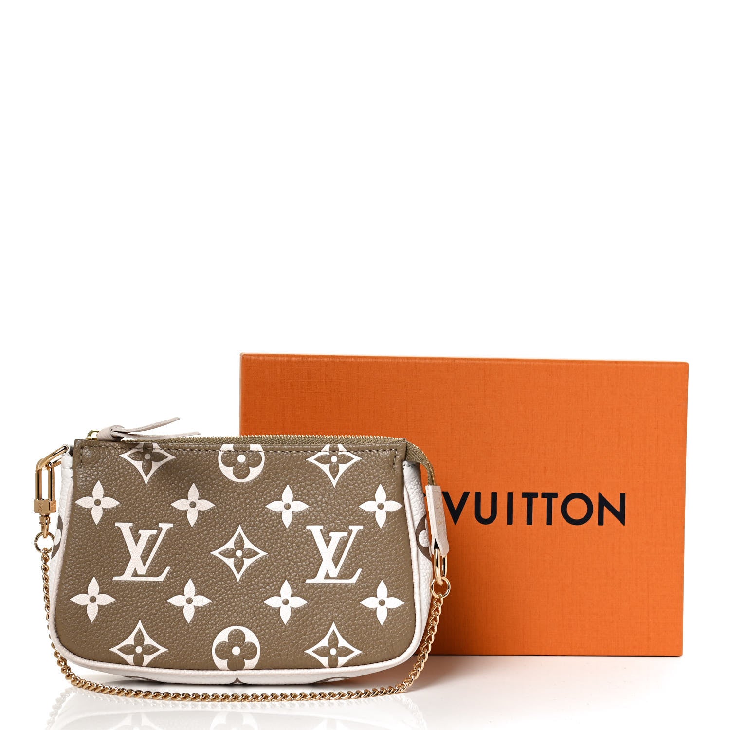 Louis Vuitton Empreinte Spring in the City Mini Pochette Accessories Kaki Beige Cream 8 of 8