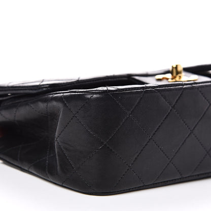 Chanel Lambskin Quilted Small Double Flap Black 10 of 13