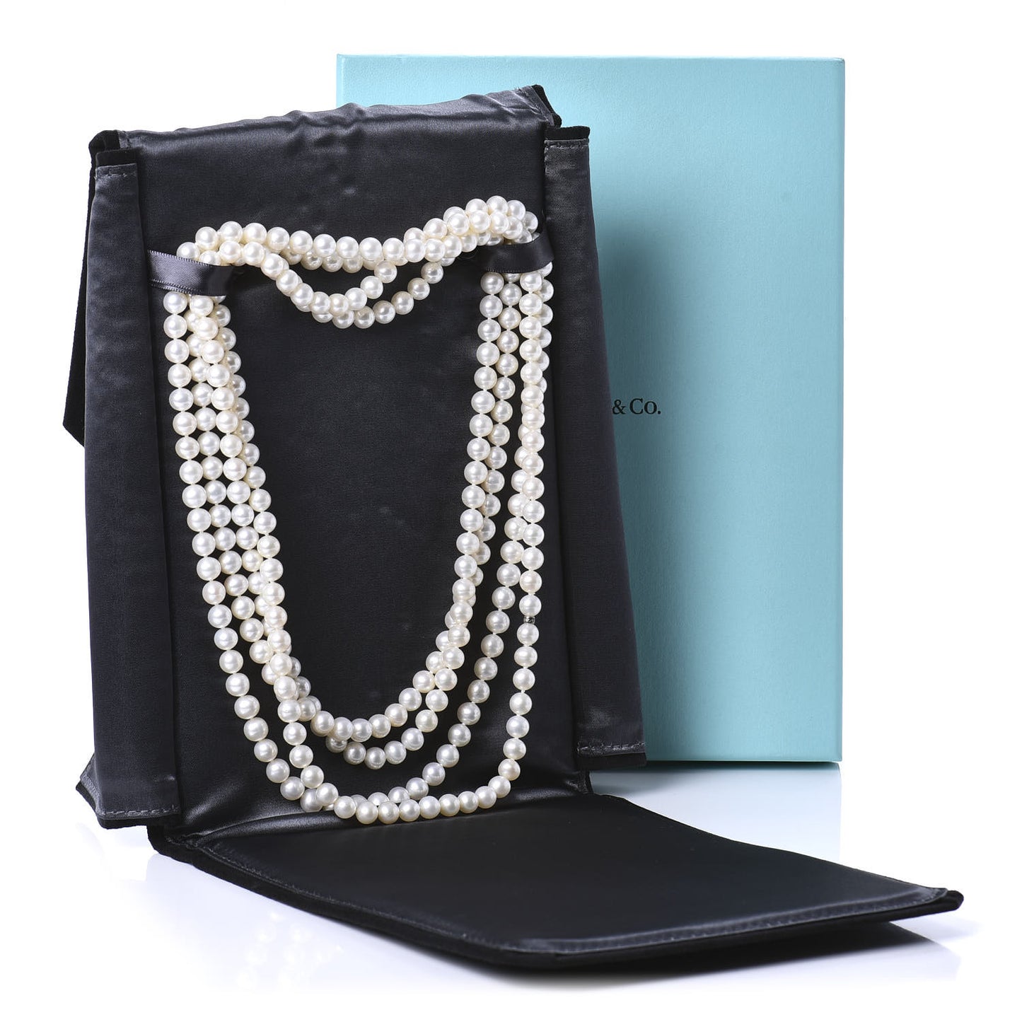 Sterling Silver Pearl 6-7mm Ziegfeld Strand Necklace 80"