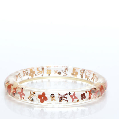Louis Vuitton Resin Swarovski Medium Inclusion Bracelet PM Tangerine 3 of 5