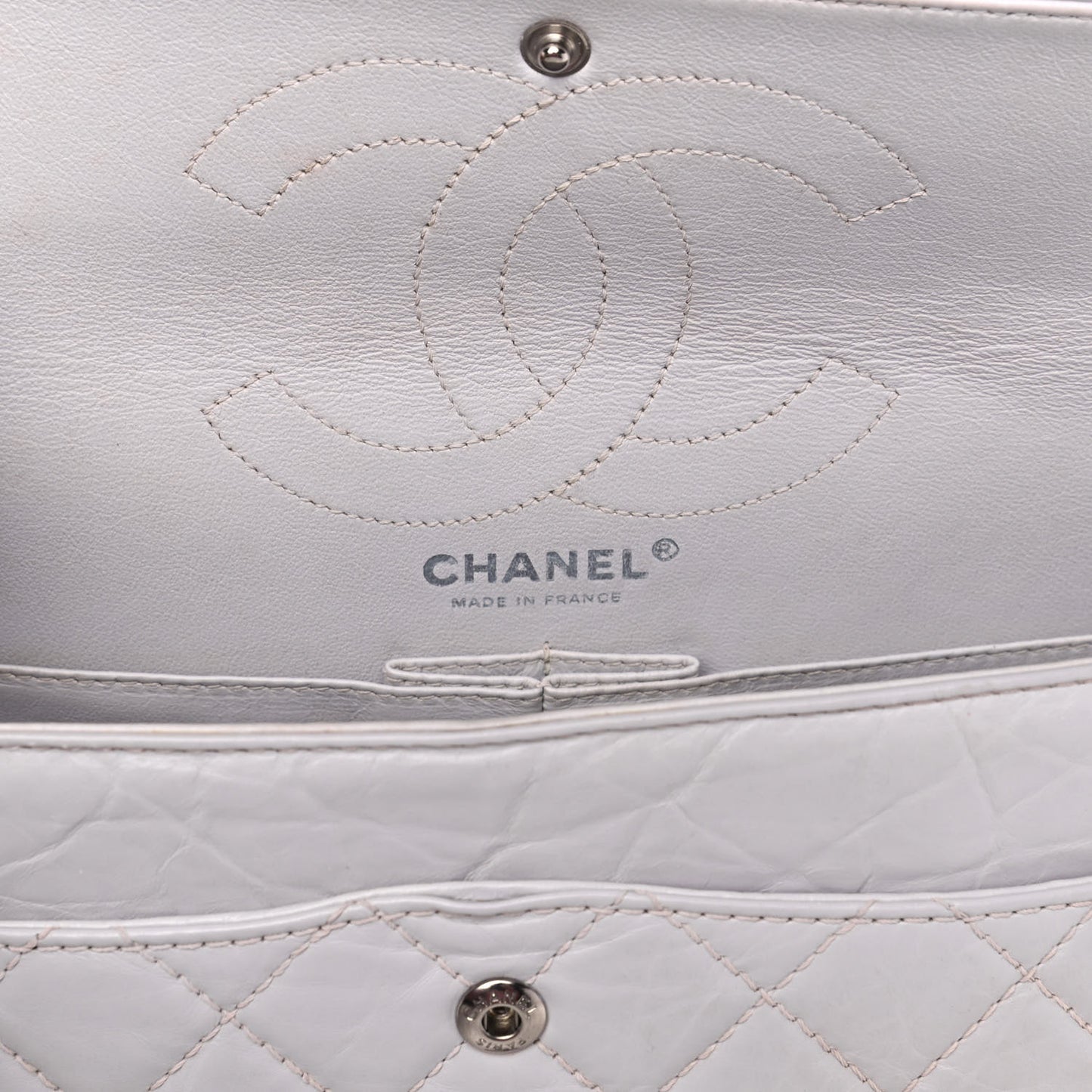 Aged Calfskin Quilted 2.55 Reissue 226 Flap Light Purple