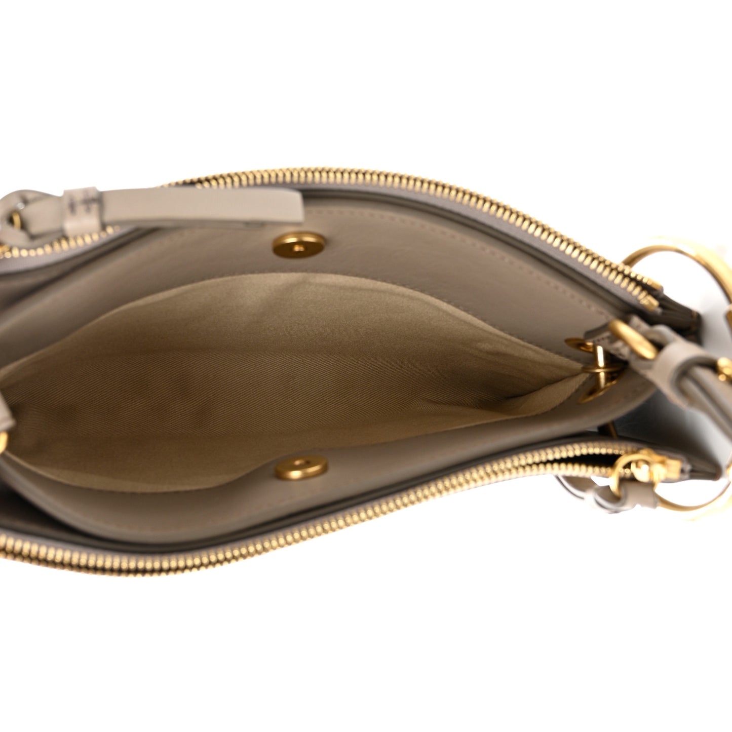 Calfskin Suede Mini Roy Bag Motty Grey