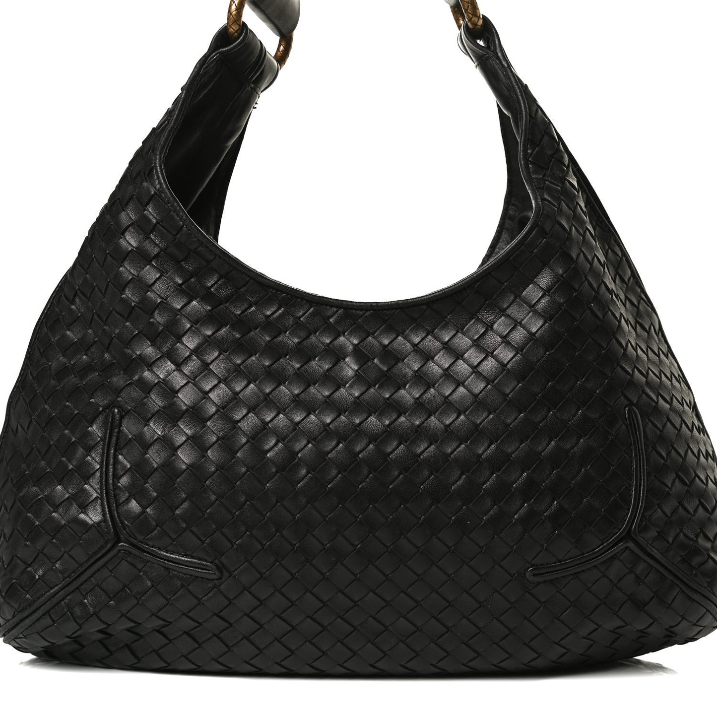 Nappa Intrecciato New Ball Hobo Black