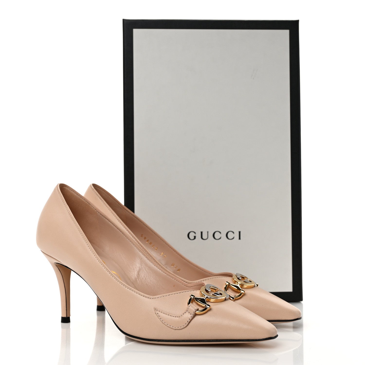 Gucci Malaga Kid Zumi 75mm Pumps 37 Skin Rose 9 of 9