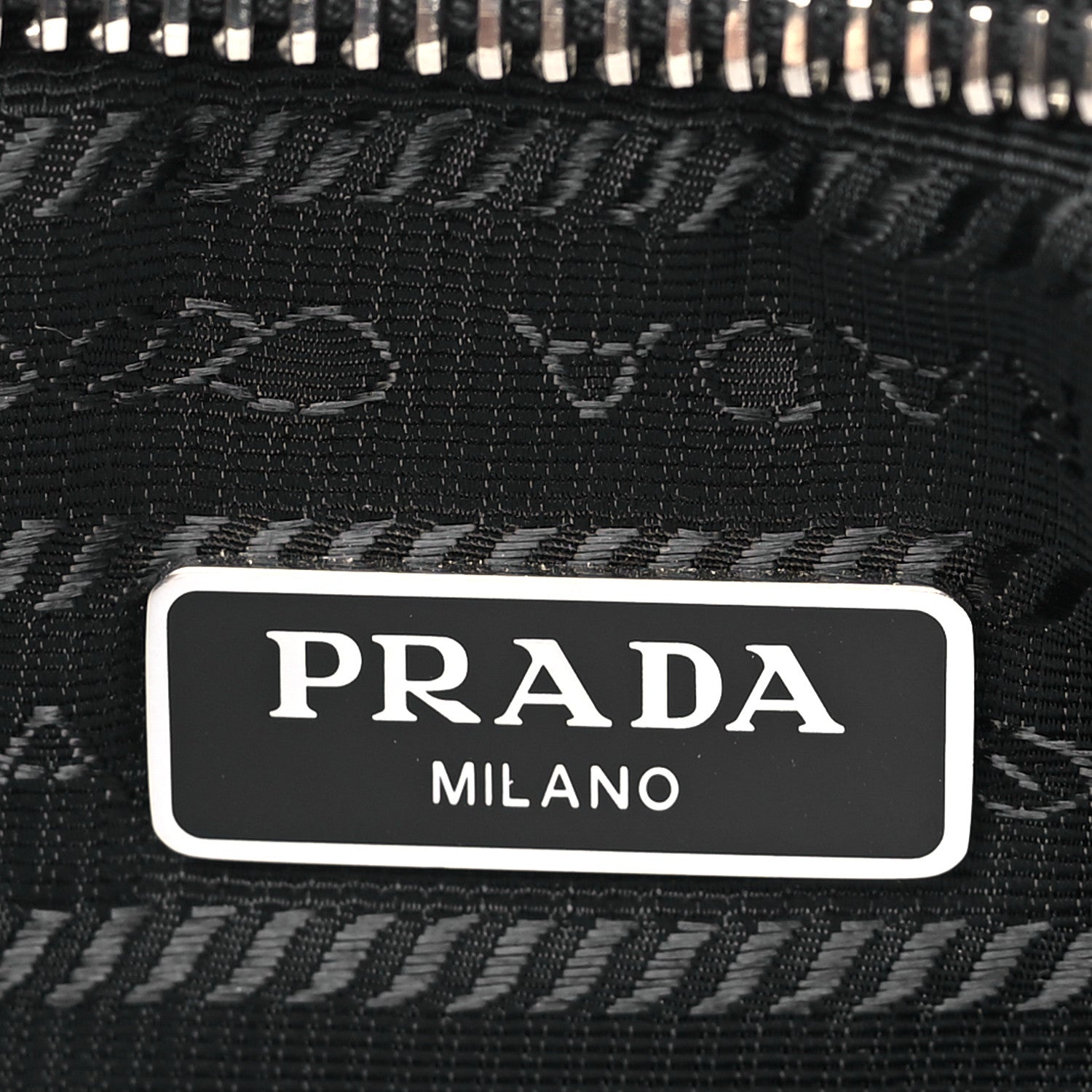 Prada Tessuto Nylon Saffiano Mini Re-Edition 2005 Bag Black 6 of 12