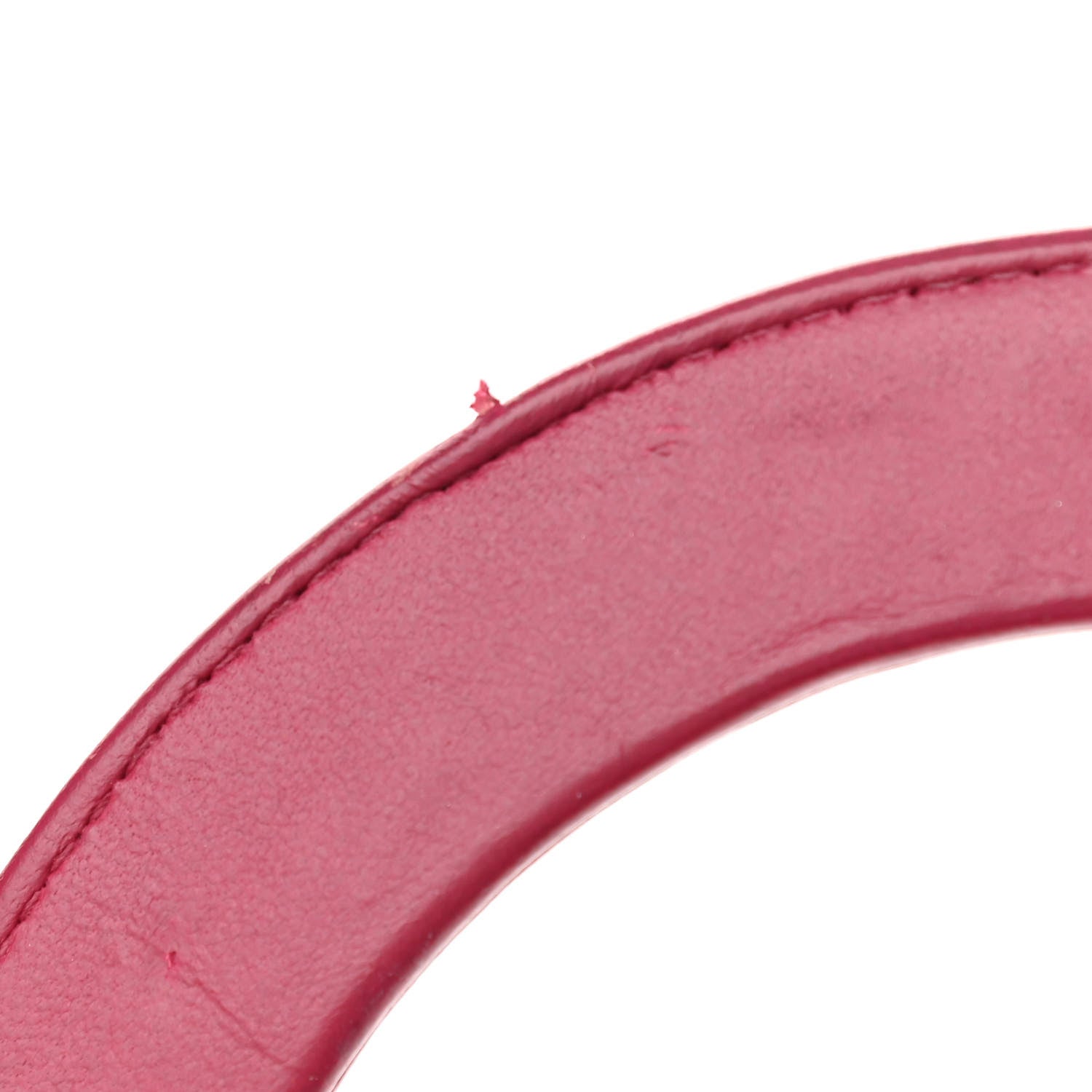 Christian Dior Lambskin Cannage Medium Bi-Color Lady Dior Orange Fuchsia 13 of 16