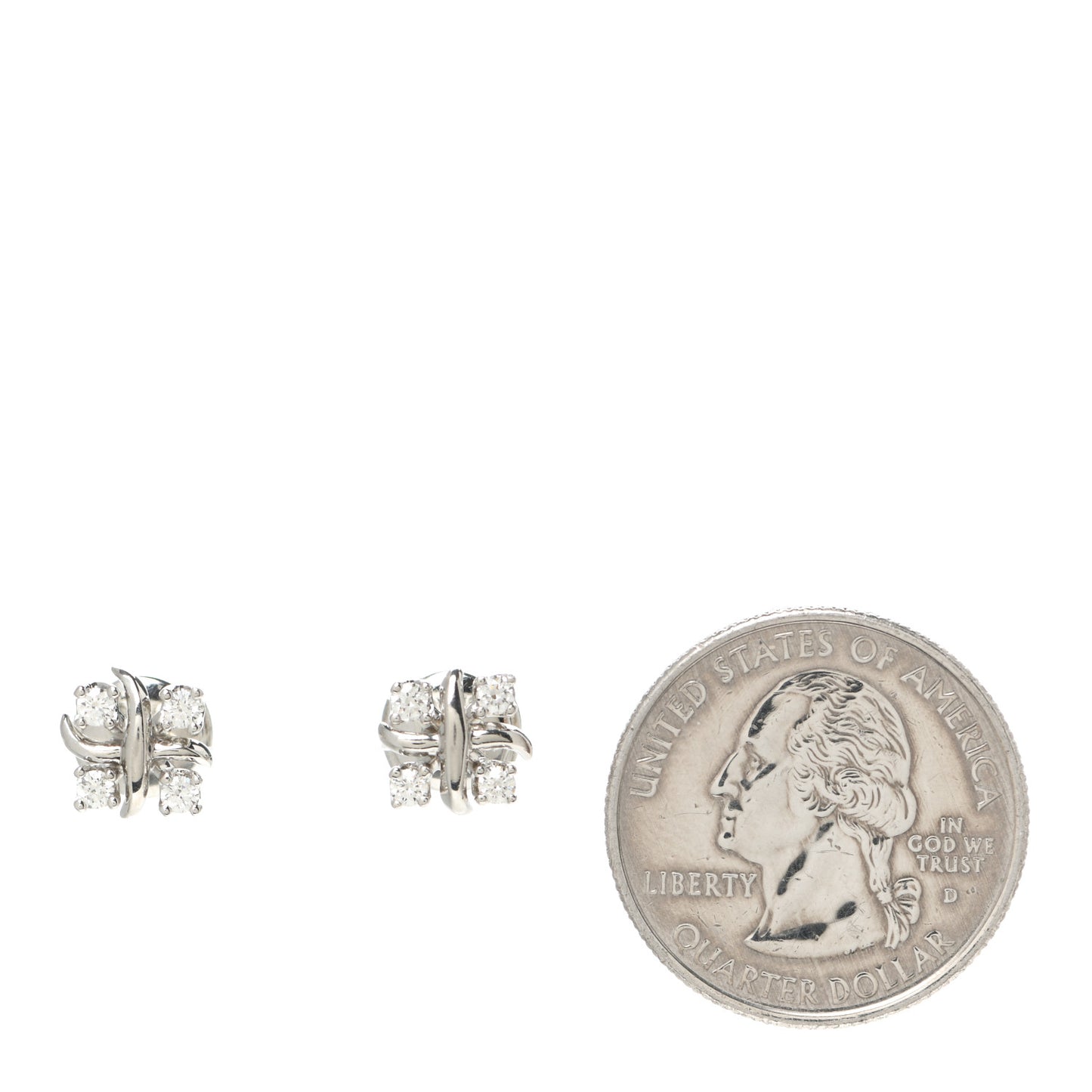Platinum Diamond Schlumberger Lynn Earrings