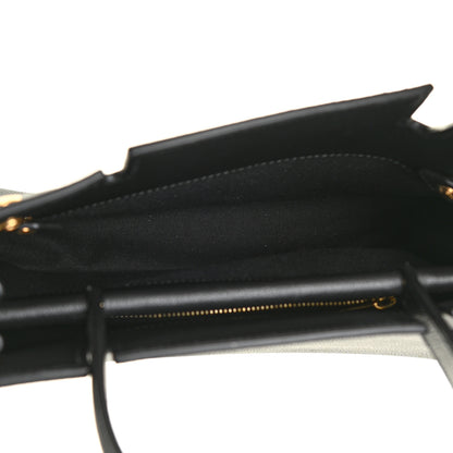 Burberry Grainy Calfskin Small Title Bag Black 6 of 13