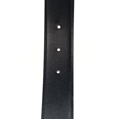 Hermes Box Togo 32mm Belt Strap 85/34 Black Gold 4 of 5