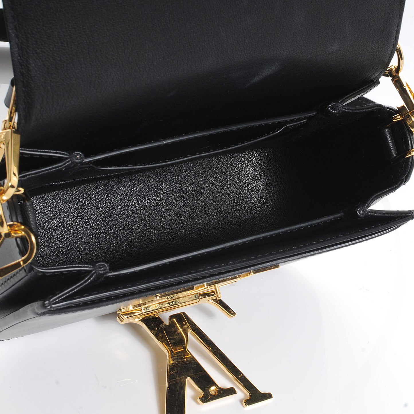 Box Leather Vivienne LV Black