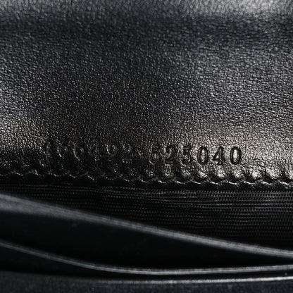 Gucci Calfskin Matelasse GG Marmont Card Case Black 8 of 9