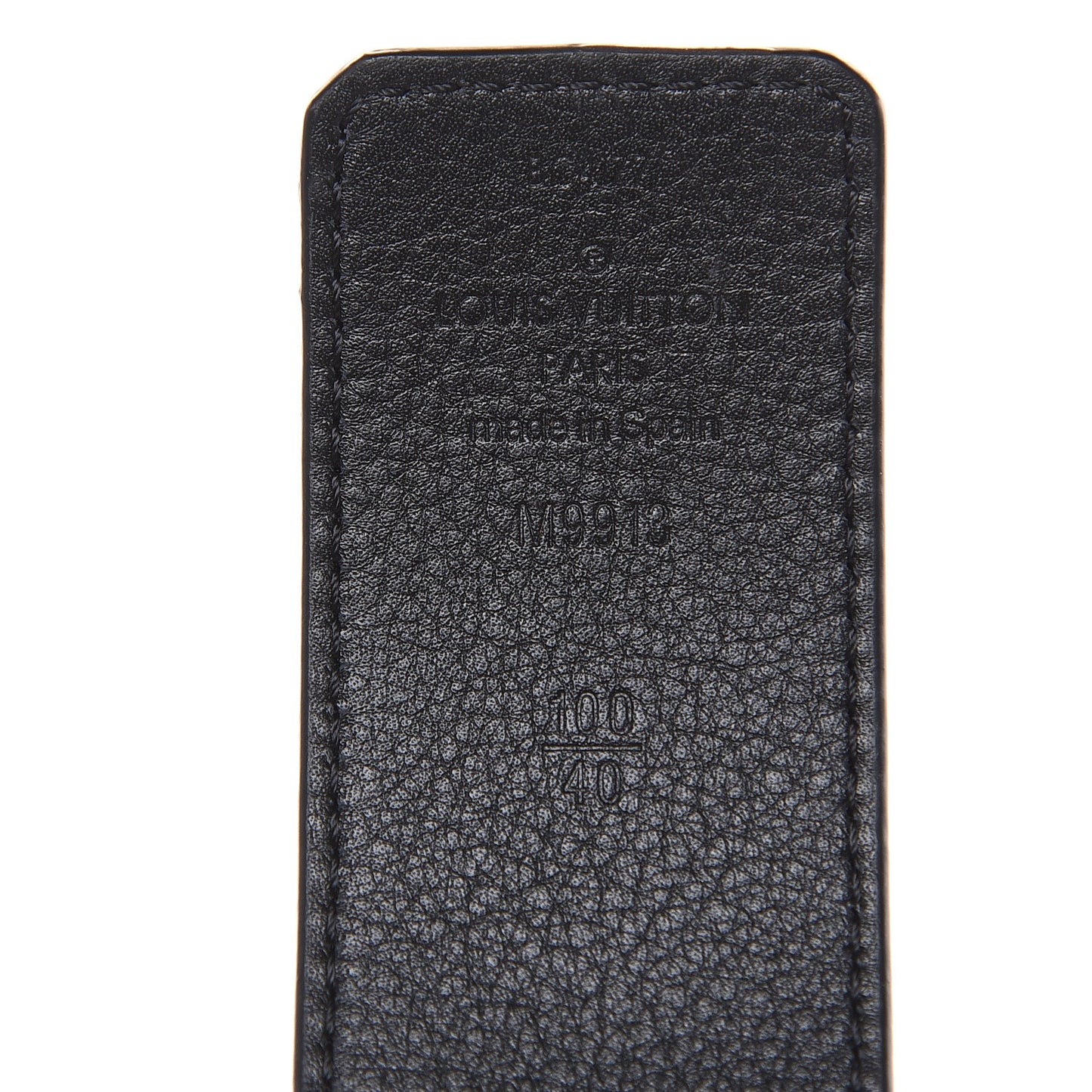 Calfskin Illusion Monogram 40mm LV Pyramide Belt 100 40 Burgundy