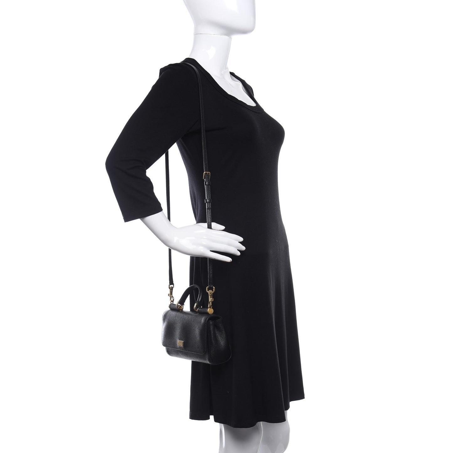 Dauphine Mini Von Bag Black