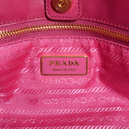 Prada Tessuto Nylon Origami Pleated Handbag Ibisco 7 of 10