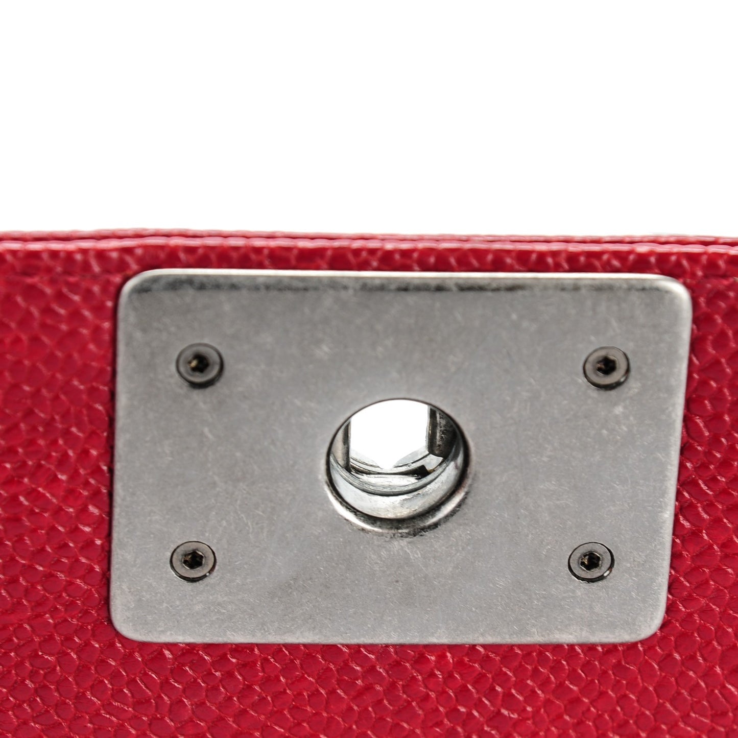 Caviar Quilted New Medium Boy Flap Dark Red