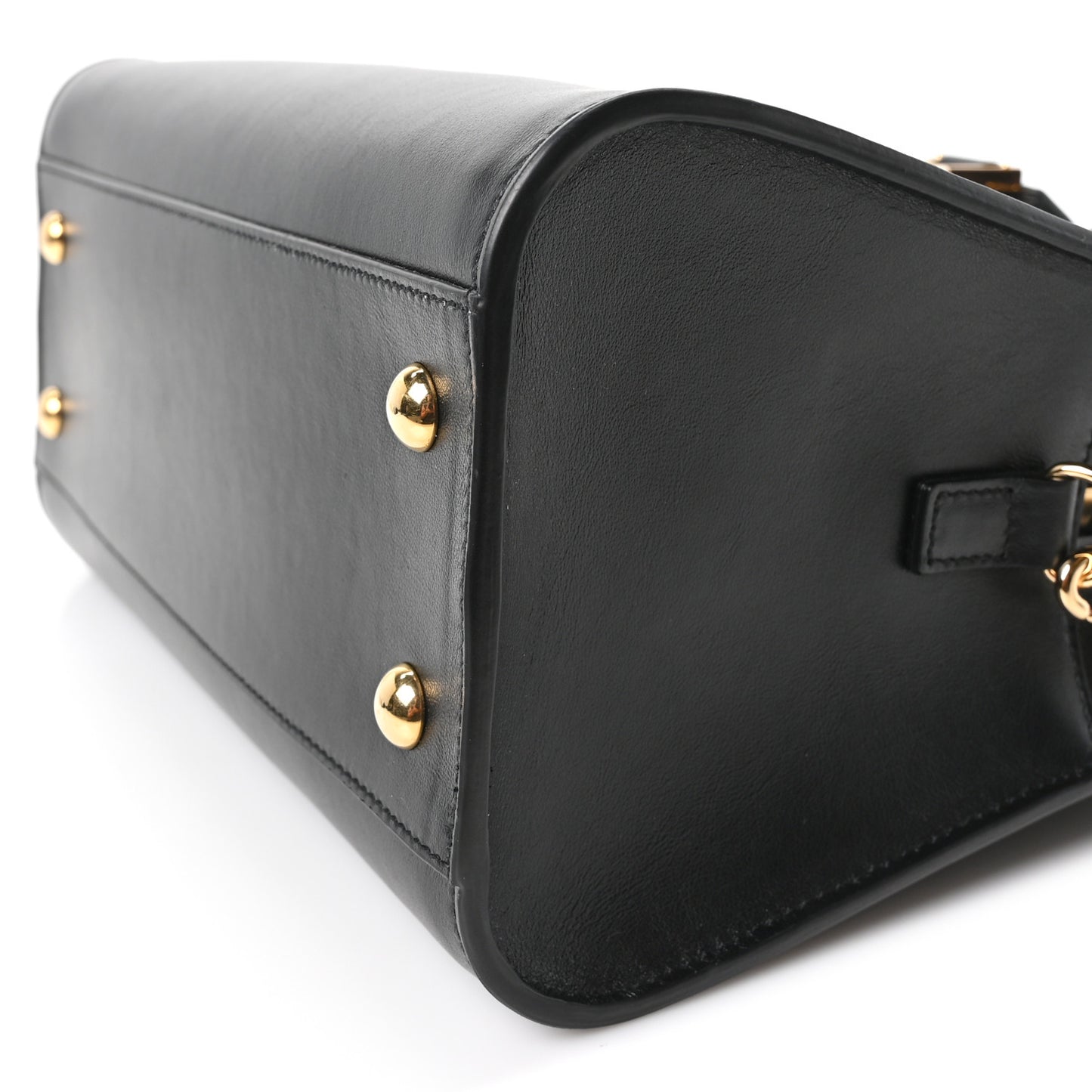 Calfskin Monogram Baby Cabas Black