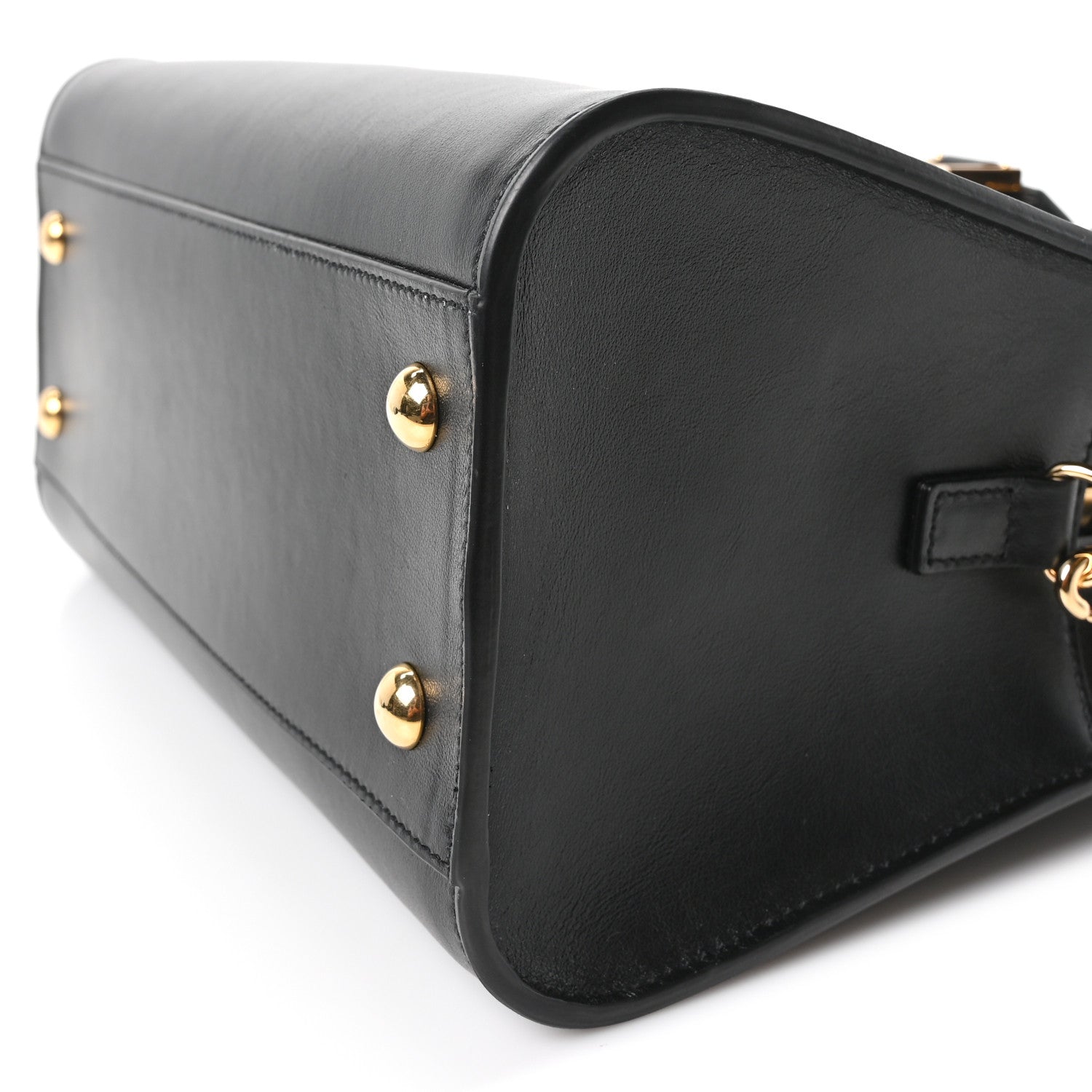 Saint Laurent Calfskin Monogram Baby Cabas Black 10 of 10