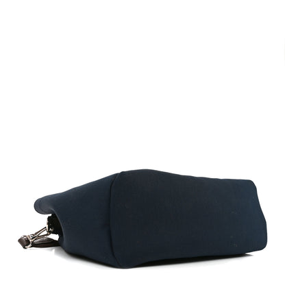 Hermes Canvas The Grooming Bag Bleu Navy Feu 4 of 10