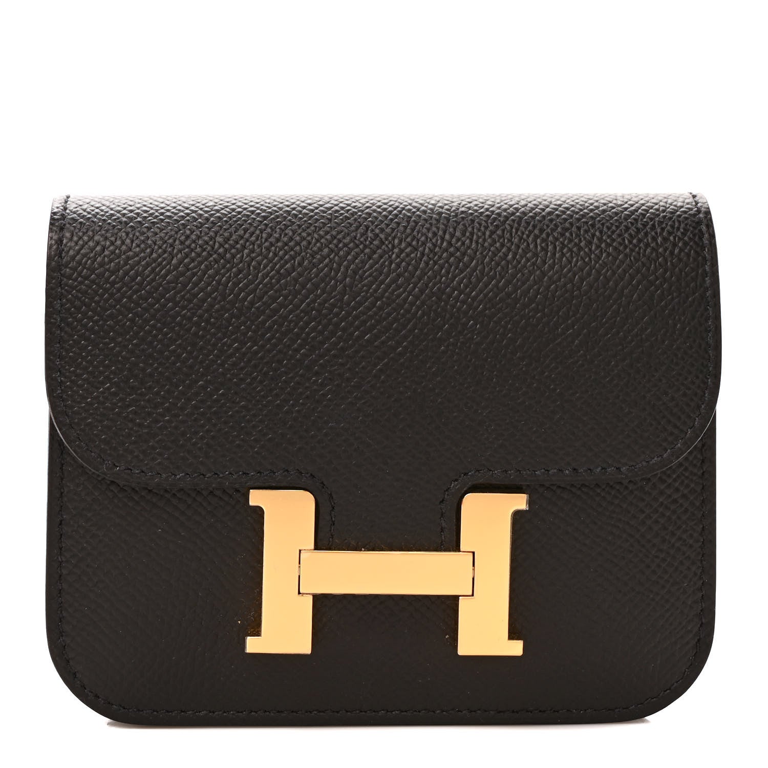 Hermes Epsom Constance Slim Wallet Black 1 of 7