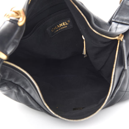 Chanel Calfskin Quilted Daily Hobo Black 5 of 9