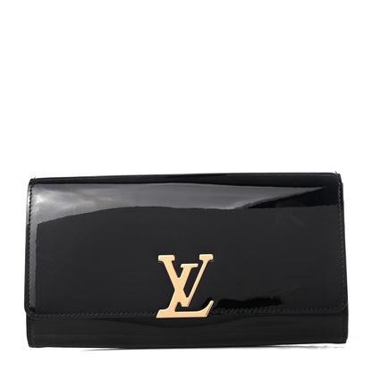 Louis Vuitton Patent Louise EW Clutch Black 1 of 7