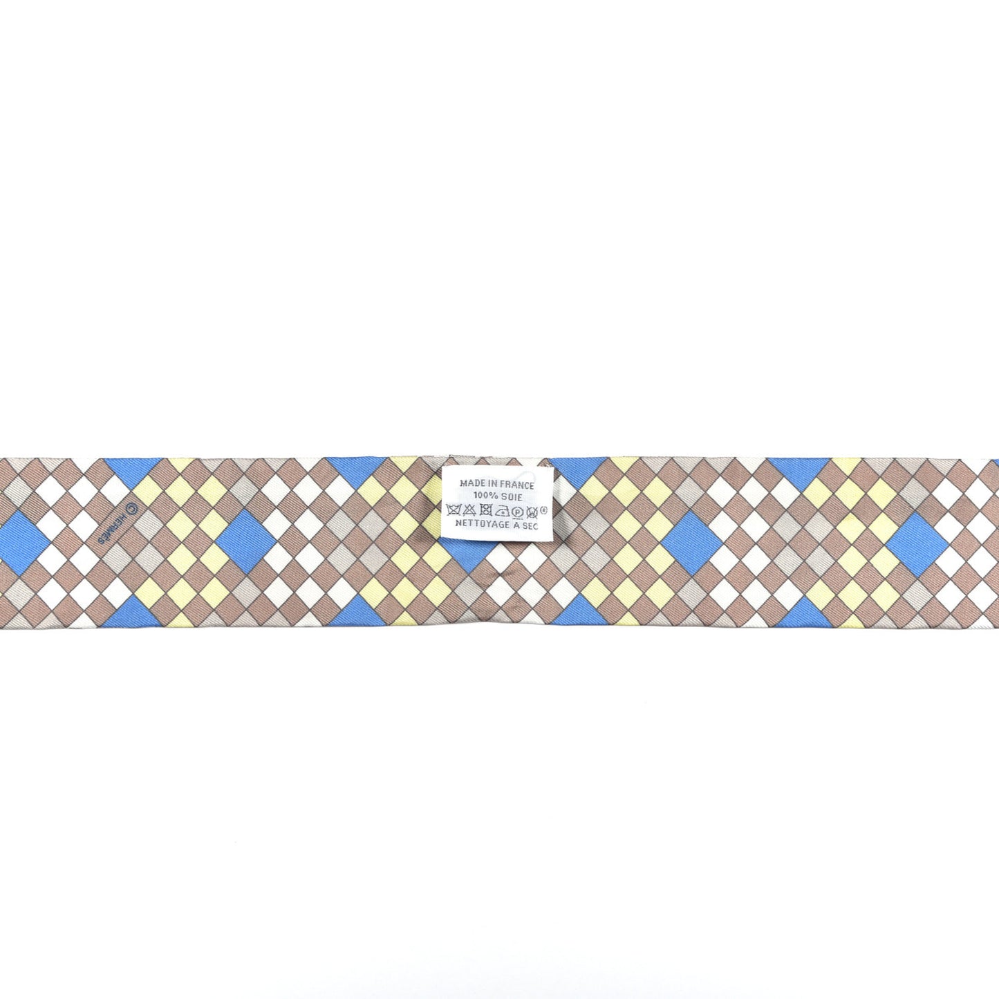 Silk Colliers De Chiens Remix Twilly Mastic Bleu Jaune