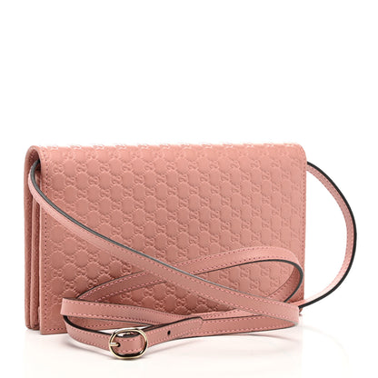Gucci Microguccissima Crossbody Wallet Soft Pink 3 of 8