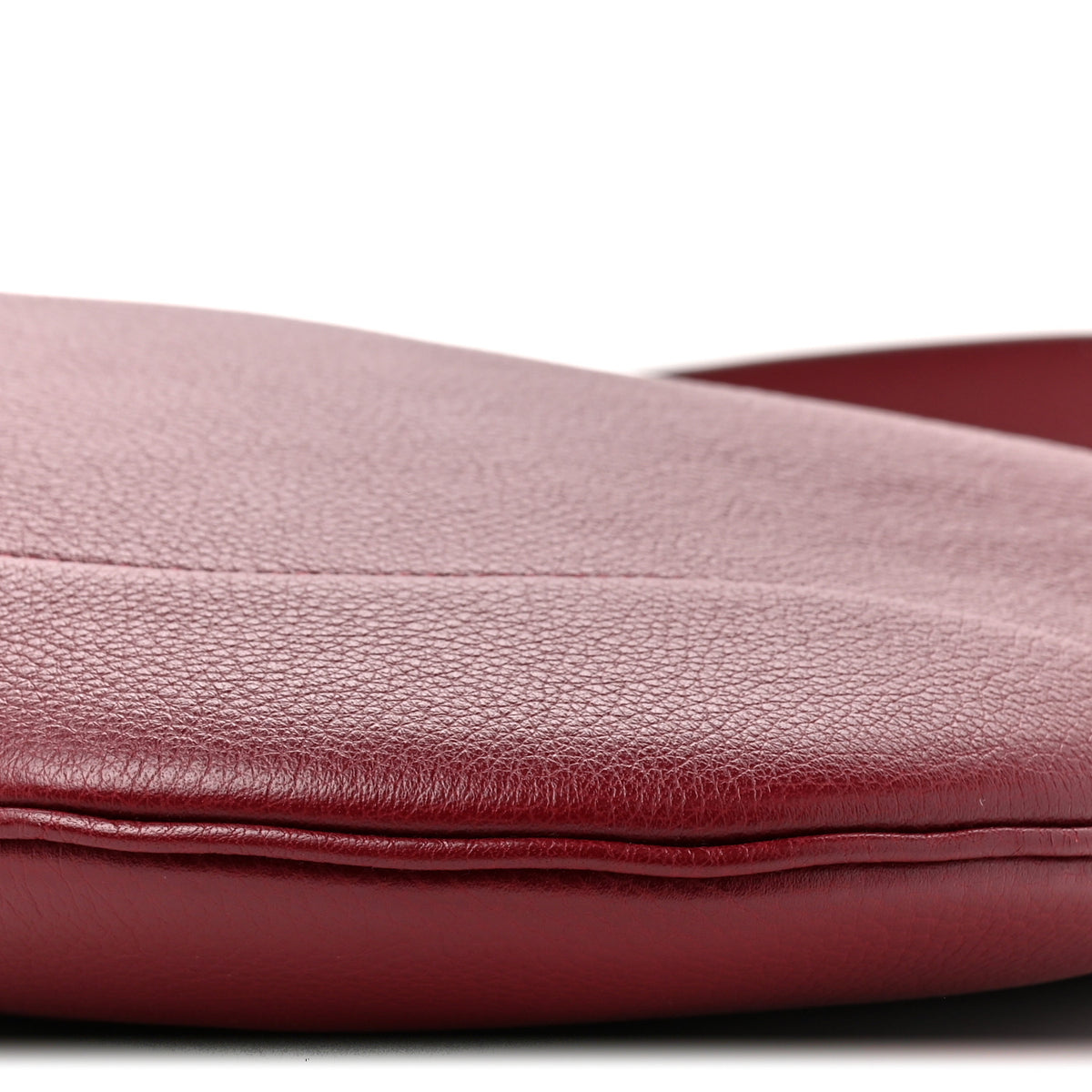 Soft Grained Calfskin Maxi B Hobo Rosso