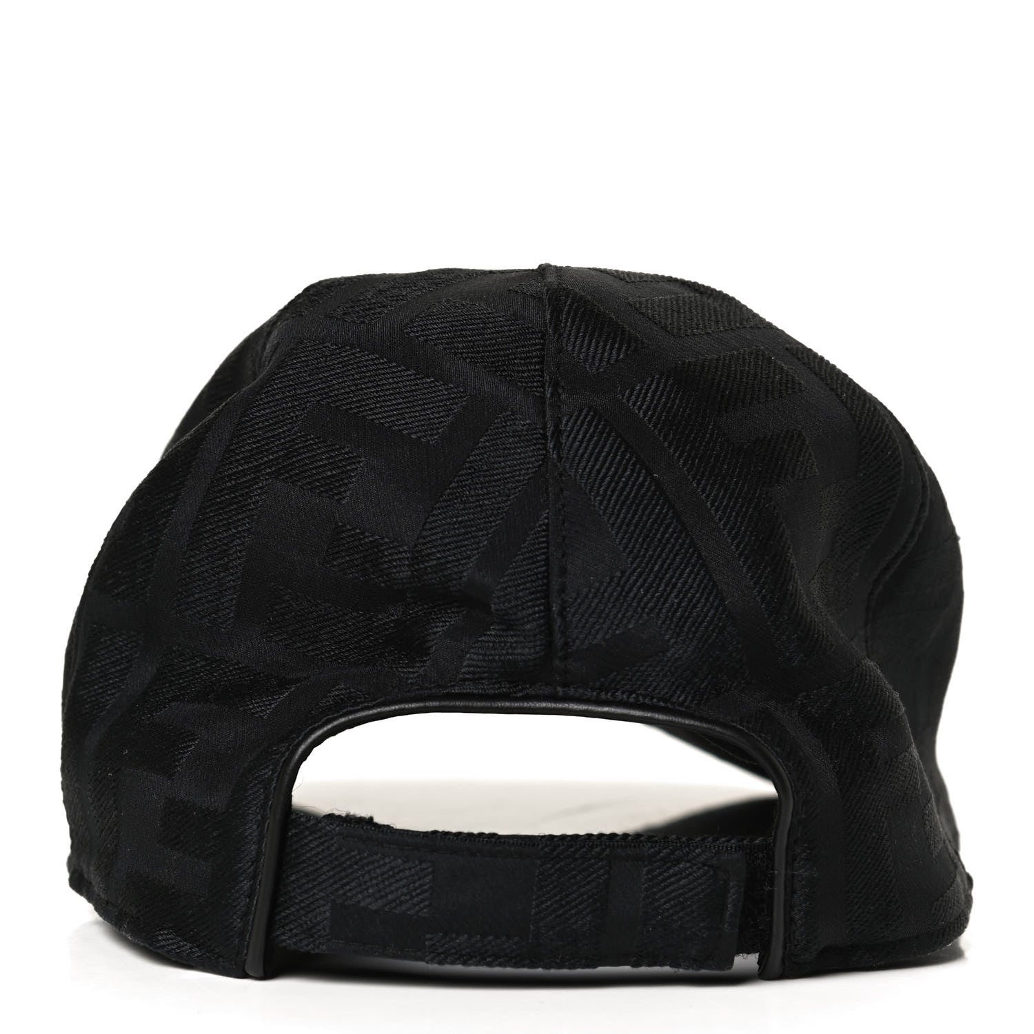 Fendi Silk Jacquard FF Baseball Hat Black 5 of 7