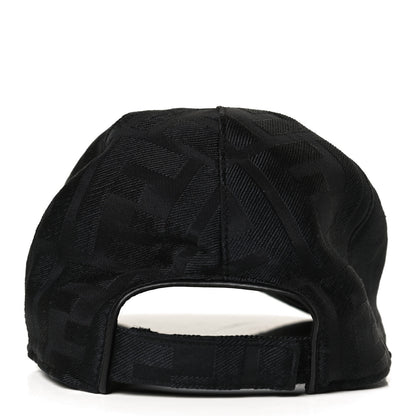 Fendi Silk Jacquard FF Baseball Hat Black 5 of 7