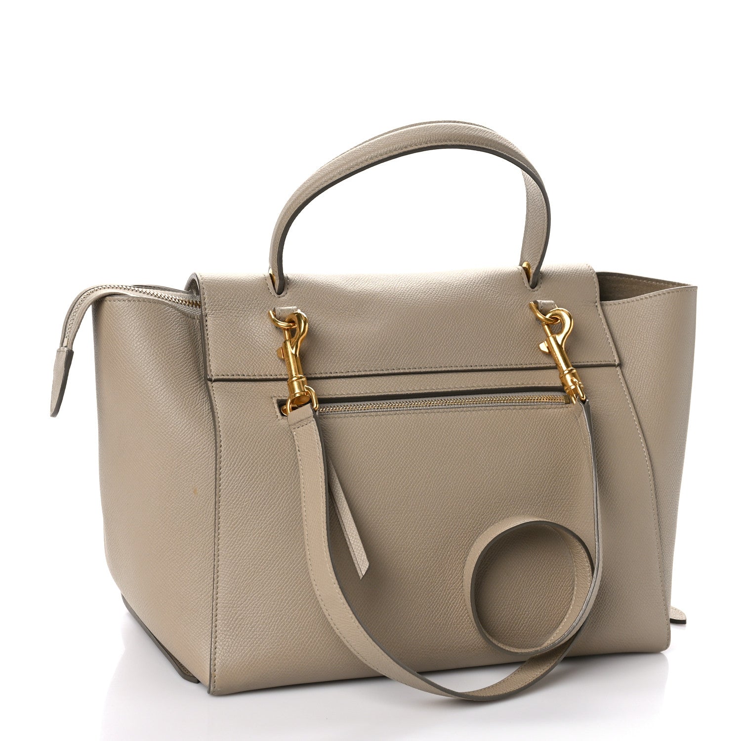 Celine Grained Calfskin Mini Belt Bag Light Taupe 3 of 9